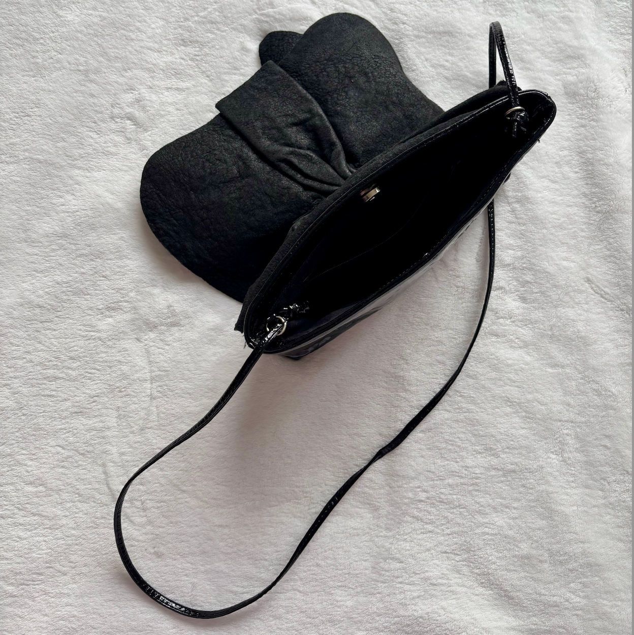 Vintage Black Bow Purse