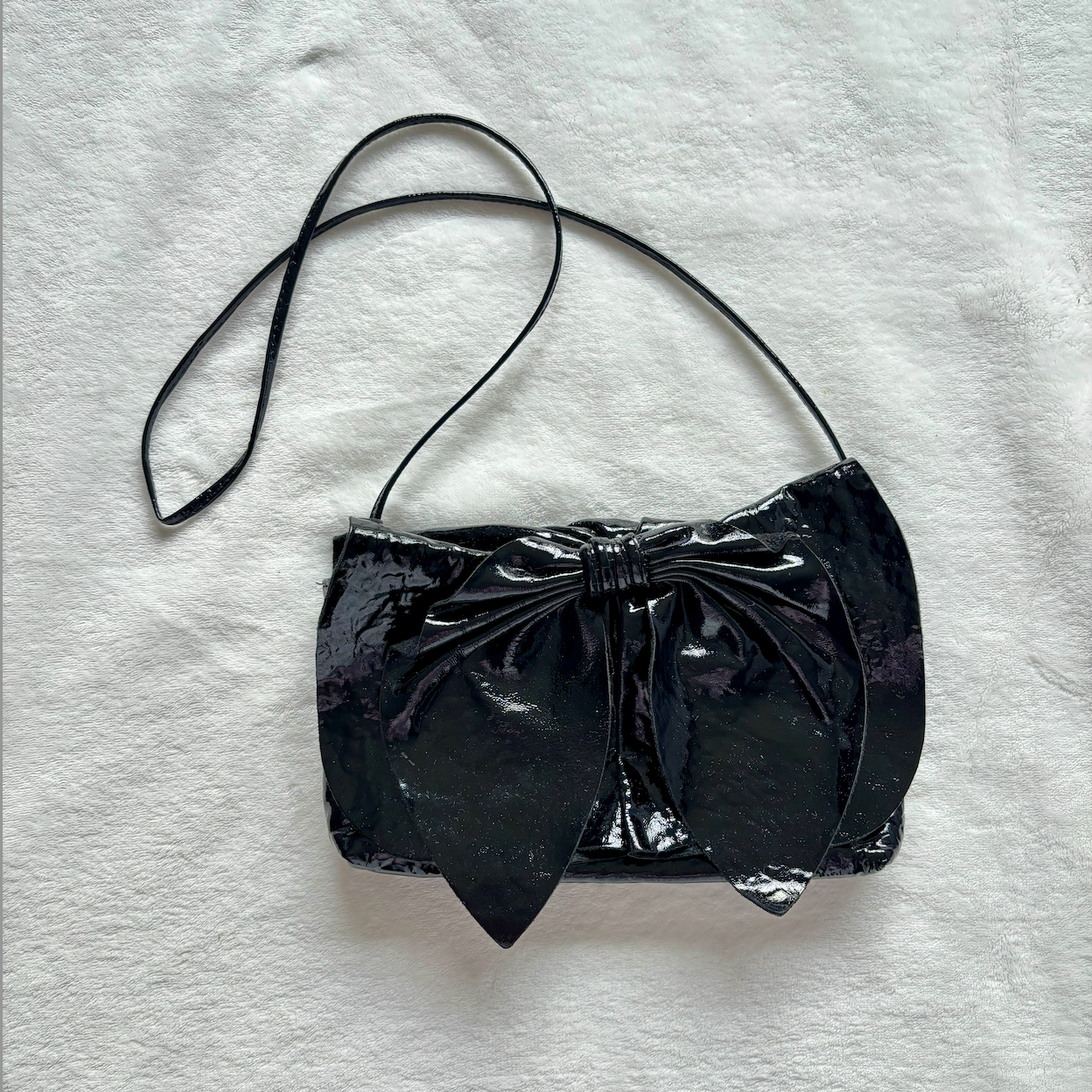 Vintage Black Bow Purse