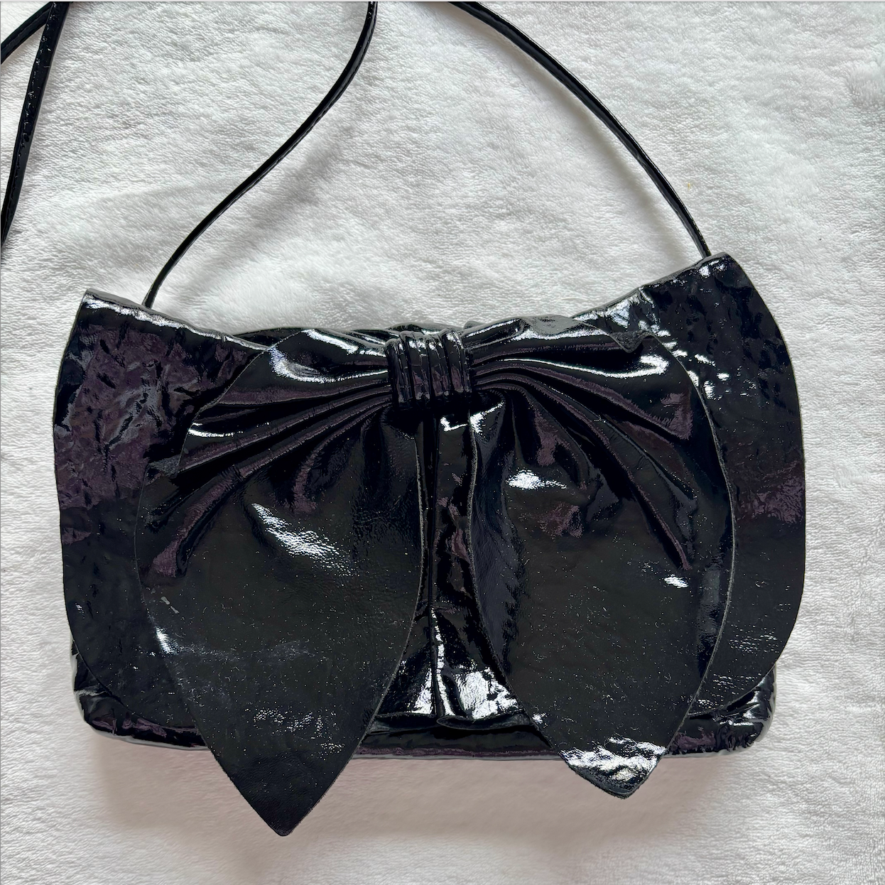 Vintage Black Bow Purse