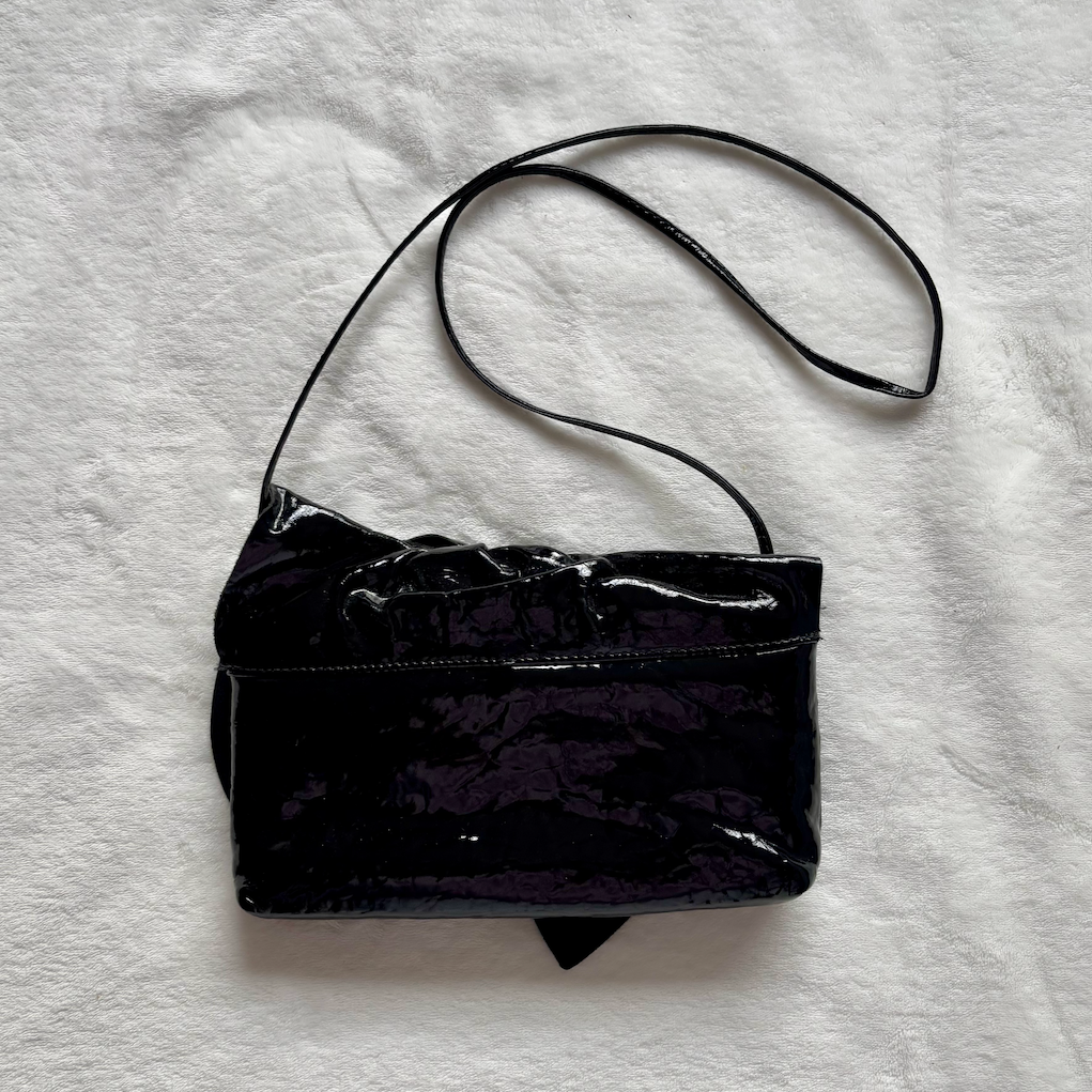 Vintage Black Bow Purse